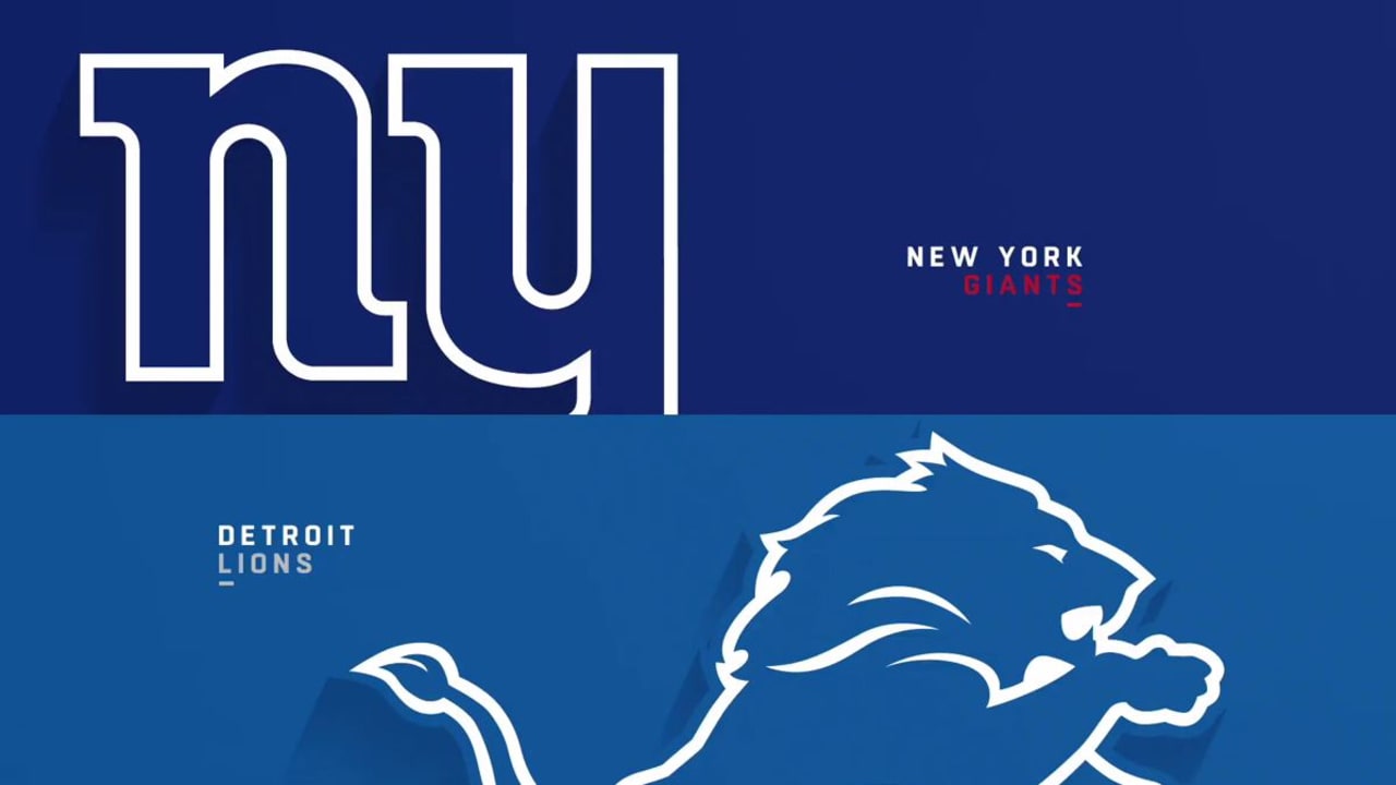 New York Giants vs Detroit Lions