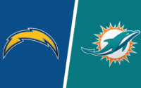 Miami Dolphins vs Los Angeles Chargers