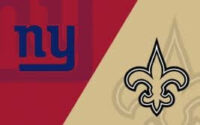 New York Giants vs New Orleans Saints